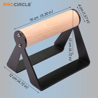 Gym à domicile Push Up Bar Fitness Exercice Équipement Poignées Bois Push up Stands