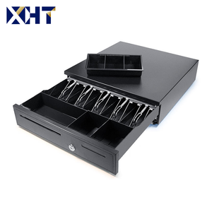 <span class=keywords><strong>Caisse</strong></span> <span class=keywords><strong>enregistreuse</strong></span> de supermarché chinoise ODM/OEM 405B, boîte à monnaie à cinq compartiments, trois niveaux, avec serrure, hauteur 100 mm, 405x410 mm - Product Image 1