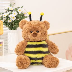 Großhandel Super Soft Teddy Bear Kuscheltier mit entzückenden Biene und Marienkäfer Kleidung PP Baumwolle Füllung Perfektes Geburtstags geschenk - Product Image 2