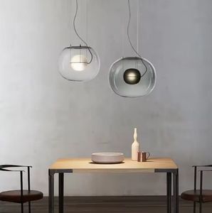 Bola de cristal burbuja lámpara colgante dormitorio vidrio escalonado araña luces para comedor - Product Image 2