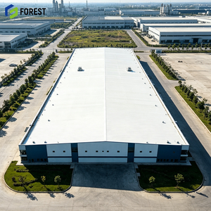 Structure de dépôt modulaire préfabriquée en acier durable pour entrepôt à haute hauteur et terminal de composants d'énergie propre - Product Image 1