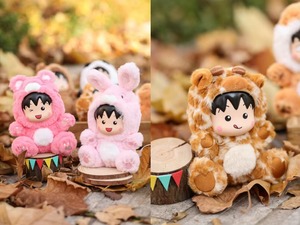 ชิบิ มารุโกะ จัง กล่องสุ่มของแท้ 100% จากญี่ปุ่น อนิเมะ กล่องพลาสติกปริศนา ฟิกเกอร์น่ารัก 6 ชิ้น ชุดเต็ม ของตกแต่งโต๊ะทำงาน VLT - Product Image 3