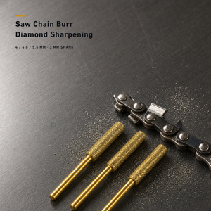 Punta de afilado para <span class=keywords><strong>cadena</strong></span> de <span class=keywords><strong>motosierra</strong></span>, herramienta de limado de diamante dorado para <span class=keywords><strong>afilar</strong></span> cadenas de <span class=keywords><strong>motosierra</strong></span> <span class=keywords><strong>con</strong></span> <span class=keywords><strong>taladro</strong></span> eléctrico - Product Image 2