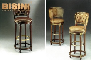 European Rococo Wooden Hand Carved <strong>Bar</strong> Cabinet With <strong>Grey</strong> Velvet Upholstery and Luxurious <strong>Bar</strong> <strong>Stool</strong> and Display Wine Cabinet - Product Image 6