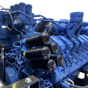 Moteur diesel haute puissance 8V2000 G63 pour machines de construction industrielles, refroidisseur d'huile, réservoir d'eau, radiateur - Product Image 2