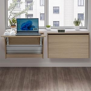 Khung treo tường hiện đại nghiên cứu Kệ bàn trước, hành lang bàn điện thoại không gian nhỏ gấp nhà hàng nhà - Product Image 2