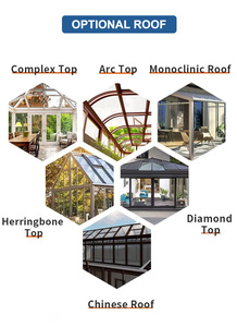 Serre de jardin écologique <span class=keywords><strong>antifongique</strong></span> avec structure en bois, revêtement en PVC, toit transparent, plaque en polycarbonate pour la culture de plantes à domicile - Product Image 6