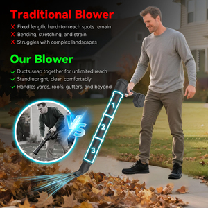 <span class=keywords><strong>Souffleur</strong></span> <span class=keywords><strong>de</strong></span> feuilles et <span class=keywords><strong>de</strong></span> neige sans fil OEM, portable, à batterie, 120 mph 500 CFM, mini, pour ventilateur, nettoyage <span class=keywords><strong>de</strong></span> voitures, animaux <span class=keywords><strong>de</strong></span> compagnie et camping - Product Image 3