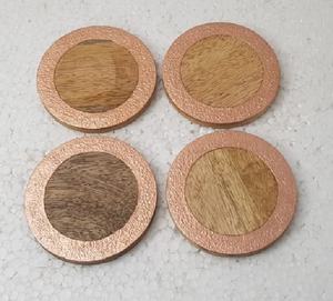 Beau Design En Résine et Bois Boisson Coaster - Product Image 5