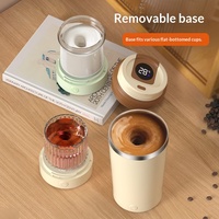 Mug à Mélange Automatique Électrique Rechargeable 2026, 400ML, en Acier Inoxydable, Tasse Mélangeuse à Café à Grande Vitesse pour Usage Intérieur