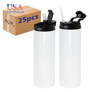 משלוח חינם ארה "ב מחסן 20 עוז נירוסטה מבודדת עם <span class=keywords><strong>2</strong></span> ב 1 בורג מכסה וואנג - Product Image 1