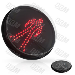 وحدة إشارة مرور خضراء ثابتة للمشاة مع ألوان حمراء وخضراء للاستبدال - Product Image 1