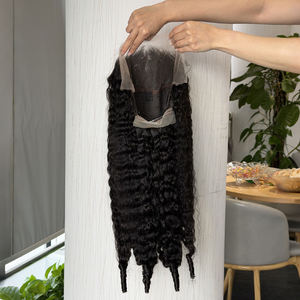 วิกผมหน้าผากลูกไม้แบบเต็มศีรษะ 24 นิ้ว แบบสเปน ลอนหยิก 13x4 ความหนาแน่น 200% ทำจากผมมนุษย์แท้ สำหรับผู้หญิง จัดส่งรวดเร็ว - Product Image 6