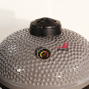Eggkamado - Vente en gros de grills Kamado de luxe de 22 pouces, en céramique, avec chariot, pour barbecue au charbon de bois, pour restaurant extérieur, maison et cuisine - Product Image 5