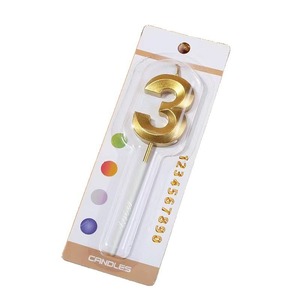 โอเปอราเฮาส์ เทียนวันเกิดดิจิทัล INS อินเทอร์เน็ตเซเลบริตี้ สร้างสรรค์ โรแมนติก ปาร์ตี้ เทียนสีทองและสีเงิน เค้กวันเกิด - Product Image 5