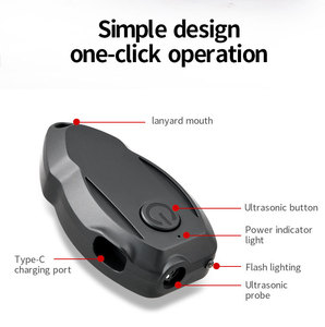 Dissuasif <span class=keywords><strong>anti</strong></span>-aboiement ultrasonique portable, mini, haute puissance, écologique et moderne pour chiens, modèle en plastique durable <span class=keywords><strong>anti</strong></span>-morsure - Product Image 2
