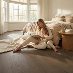 Planchers hybrides en liège carbonisé et en chêne, planches absorbantes du son durables, <span class=keywords><strong>parquet</strong></span> en bois massif pour chambres à coucher - Product Image 5