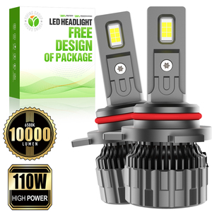 Fabricant Professionnel – Lampes LED de Remplacement pour Véhicules 110W 10000Lm 6500K 12V 9012 A13 Sans Erreur pour Ateliers de Réparation Indépendants - Product Image 1