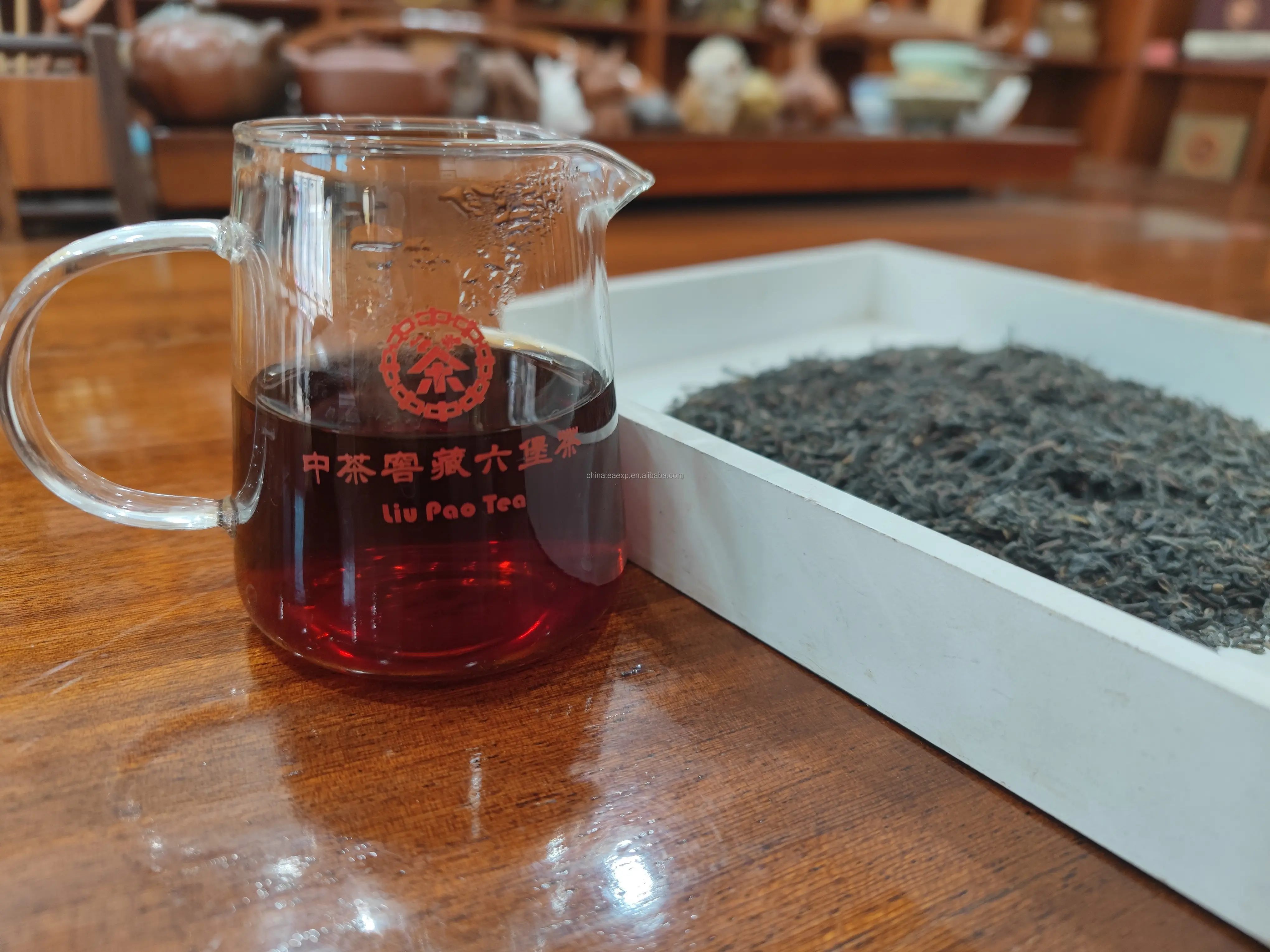 GX11 थोक फैक्टरी मूल्य परक्राम्य चा चीनी liupao डार्क चाय 30kg थोक सुपर ग्रेड liupao लियू में पाओ चाय संकुचित चाय
