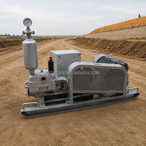 Electric Double Acting Piston Cement Grout Pump 60L/min 40Bar for Tunnel <b>Foundation</b> Injection Grouting - Product Image 1