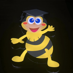 Livraison rapide led panneau lumineux personnalisé magasin avant utilisation boîte à lumière éclairée publicité extérieure affaires led signe pour les entreprises - Product Image 6