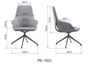 Design moderno mobili per soggiorno caffè sedia per visitatori per il tempo libero gambe in metallo nero sedia per il tempo libero in vera pelle