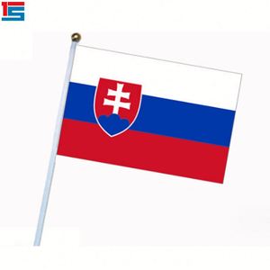Football Events Serbia 14*21cm Hand Waving <b>Flag</b> Polyester Shaking <b>Flag</b> for Outdoor and Indoor Decor - Product Image 5
