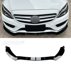 สปอยเลอร์กันชนหน้าสำหรับ Mercedes-Benz C-Class W205 C180 C200 C260 AMG 2015-2018 ตัวป้องกันกันชนหน้า ใบมีดแยกส่วนด้านล่าง - Product Image 1