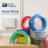 Câble électrique en PVC multicolore enroulé pour le câblage intérieur et les projets d'installation de construction