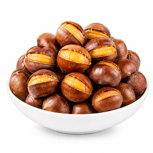 Castañas Asadas Desgranadas al por Mayor OEM, Fáciles de Pelar, con Núcleo Dorado Dulce, Snack Natural Sin Aditivos, 10 kg - Product Image 1