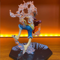 Figuras de Anime de One Piece: Monkey D. Luffy, Puño de Fuego, Zoro, Diablo, Fandral, Artículos de Colección, Decoración de Escritorio, Regalo, Juguete