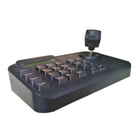 Cámara CCTV analógica PTZ Controlador de teclado IP RS 485 Comunicación Monitor 3D Wirecast para accesorios de vigilancia IP CCTV