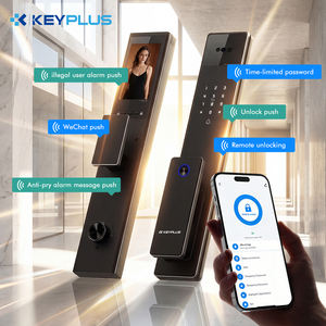 Serrure de porte intelligente avec reconnaissance faciale 3D, mot de passe numérique, empreinte digitale et reconnaissance de la veine palmaire - Product Image 6