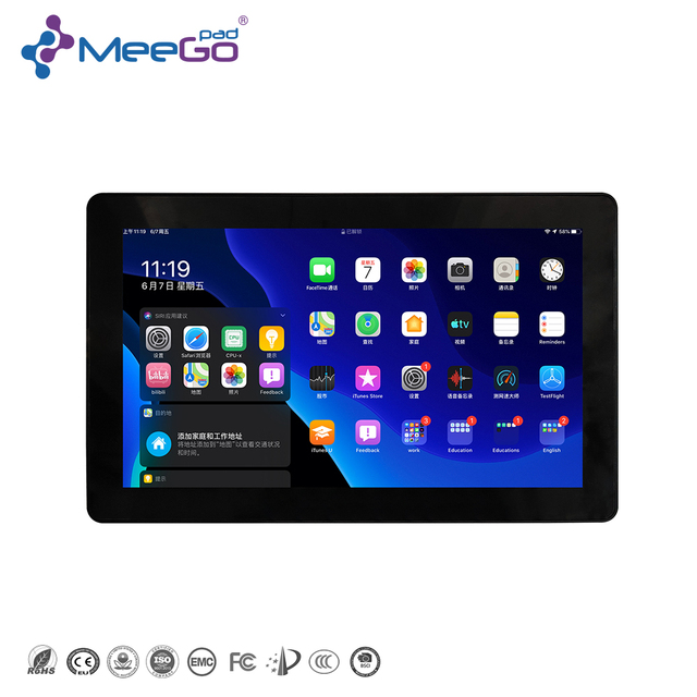 All-in-One 11.6-Inch Android 10 Tablet 1080P IPS Screen Shopping Center Digital Signage New Intel Processor DDR4 RAM EU/UK Plugs