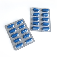 Produit de santé pour hommes en capsules bleues à base de plantes naturelles personnalisées OEM pour la fatigue et le maintien de la vitalité