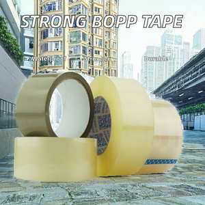 Cinta de Embalaje Industrial Resistente, Transparente, de BOPP, Sensible a la Presión, Acrílica, de una Sola Cara, Reforzada, Fuerte, Impermeable - Product Image 2