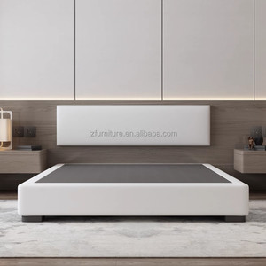 Inexpensive Commercial 3 Star Hotel Bedroom Furniture Package Wooden Base <b>Queen</b> <b>Size</b> <b>Bed</b> Frame With Headboard & Ottoman For Sale - Product Image 5