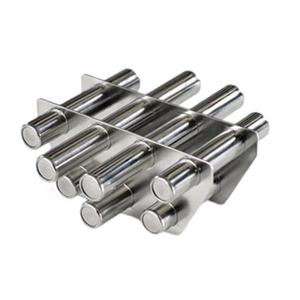 ISO certificado fábrica personalizada 13 barras extrusora imán tolva hierro escoria filtro rejilla magnética - Product Image 4