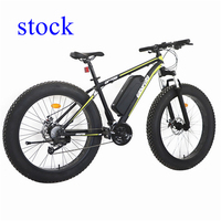 Sepeda Listrik Fat Bike 36V/48V 10.4Ah Buatan Pabrik dengan Baterai Terintegrasi & Motor Hub Belakang (Rangka Baja 26*4.0)