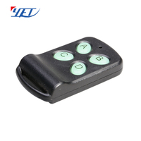 YET105 - Control Remoto Universal Inalámbrico de 315/433Mhz con Código de Aprendizaje, ABS, 4 Botones, RF, Abridor Automático de Puertas
