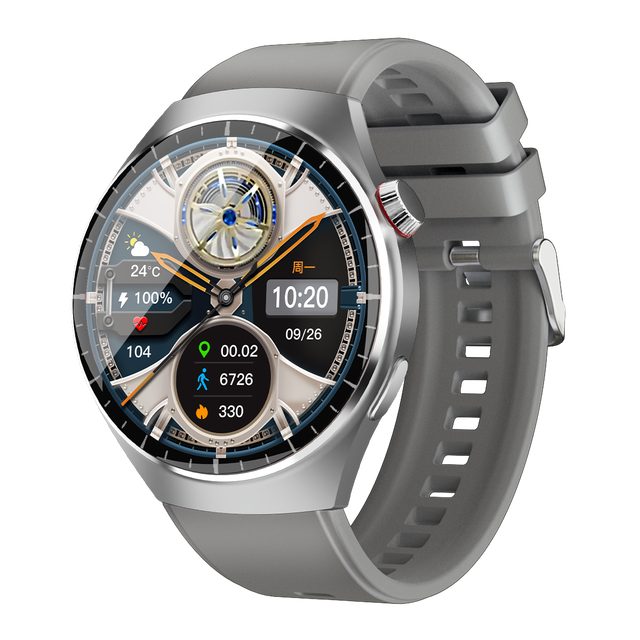Fashion SK38 Android Smart Watch 2025 1.53 Inch AMOLED Display Alloy Case Silica Gel IP67 Waterproof 3 Straps Wireless Charging