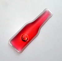 Paquet de chaleur réutilisable magique de réchauffeur de main de gel de forme de bouteille promotionnelle