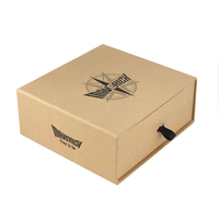 NOUVEAU Coffret cadeau de luxe personnalisé en papier kraft et boîte à bijoux avec impression design