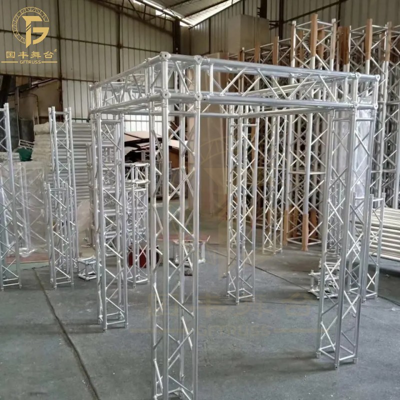 Custom Design Outdoor Square Spigot Lighting Stage Aluminum Truss System Display For Concert Event