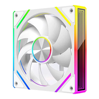 2025 nouveau 120mm ARGB CPU ventilateur de refroidissement roulement à billes ordinateur bloc de construction avec contrôleur refroidisseur de lumière pour ventilateur de boîtier