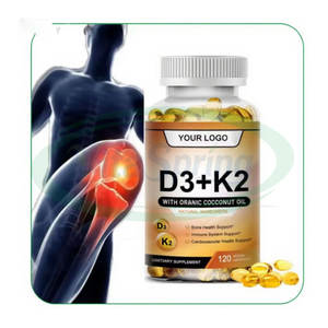 Suplemento de Vitamina <span class=keywords><strong>D3</strong></span> y <span class=keywords><strong>K2</strong></span> en Cápsulas Blandas VitaSpring, Vegano, Apoya la Salud Ósea, Calcio Líquido, Cápsulas Blandas de Vitamina <span class=keywords><strong>D3</strong></span> <span class=keywords><strong>K2</strong></span> - Product Image 1