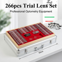 Optometry Equipment Best Selling 266 Pcs Metal Rim Trial Lens Set