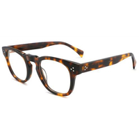 Montures optiques en acétate de qualité supérieure pour femmes, anti-lumière bleue, montures optiques en acétate de luxe, lunettes rondes vintage pour hommes