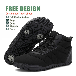 Bottes de neige personnalisables antidérapantes et imperméables pour homme et <span class=keywords><strong>femme</strong></span>, avec semelle intermédiaire en peluche et doublure en coton, chaussures de voyage pieds nus pour la randonnée - Product Image 1