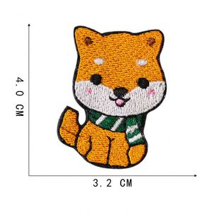 Iron on Exqusit Embroidery Cartoon <b>Cute</b> Animal Dog Cat <b>Bear</b> Penguin Rabbit Patch for Clothes Bag Decoration - Product Image 6